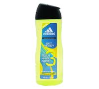 ADIDAS GET READY CITRUS EXTRACT FRESH ENERGY SHOWER GEL BIG 400ML BOTTLE 3 PACK