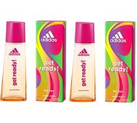 Adidas Get Ready For Her EDT Ladies Womens Spray Fragrance 50 ml 2 Pack