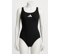 Adidas Girl's 3 Bar Solid Small Logo Swimsuit HR7477- Black All Sizes