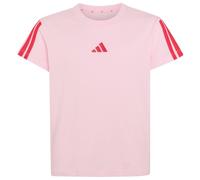 adidas - Girl's 3-Stripes Tee - T-shirt size 152, pink