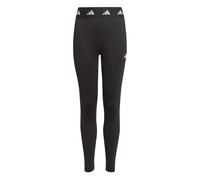 adidas Girl's AEROREADY Techfit 7/8 Tights, Black/White, 9-10 Years