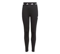 adidas Girl's AEROREADY Techfit 7/8 Tights, Black/White, 9-10 Years