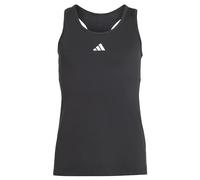 adidas Girls Aeroready Techfit Tank, 9-10 Years Black/White