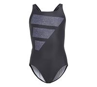 adidas Girls Big Bars Graphic Swimsuit Swimwear