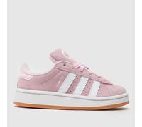 adidas Girls Campus 00s Trainers in Light Pink, Suede, Size: 11 UK 11 (EU 29)