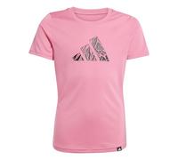 adidas Girl's Climacool Animal Training Slim Graphic T-Shirt Junior Girls, Pink Fusion, 11-12 Years