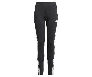 Adidas Girls Designed 2 Move 3-Stripes Tight Colour: Black, Size: 11-12 years