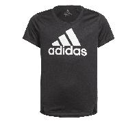 Adidas Girls Designed To Move T-Shirt Colour: Black, Size: 5-6 years