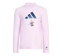 Adidas Disney Frozen Long Sleeve Rash Guard Pink 6-7 Years Girls