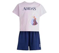 adidas Girl's DISNEY FROZEN T-SHIRT SET, ice lavender/dark blue, 2-3 Years