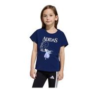 adidas Girl's Disney Frozen TEE, Dark Blue/White, 9-10 Years
