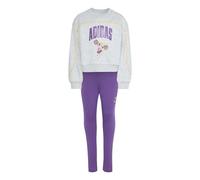 adidas Girl's DISNEY MINNIE MOUSE JOGGER, light grey heather/Semi Ice Tangerine, 2-3 Years