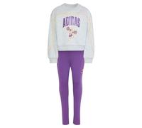 adidas Girl's DISNEY MINNIE MOUSE JOGGER, light grey heather/Semi Ice Tangerine, 9-10 Years