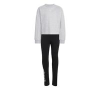 adidas Girl's Disney Minnie Mouse Jogger Track_Suit, light grey heather/off white, 9-10 Years