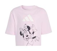 adidas Girl's Disney Minnie Mouse Shirt, Clear Pink/Off White, 5-6 Years