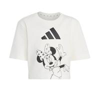 adidas Girl's Disney Minnie Mouse Shirt, Off White/Black, 4-5 Years