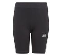 Adidas Girls Essentials 3-Stripes Cotton Bike Short Tight Colour: Black, Size: 13-14 years