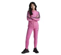 adidas Girl's Essentials 3-Stripes Cotton Tights, pulse magenta/black, 13-14 Years