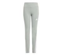 adidas Girl's Essentials 3 Stripes Leggings, Wonder Sage/White, 7-8 Years