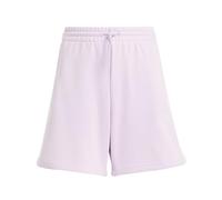 adidas Girl's Essentials 3 Stripes Shorts, ice Lavender/White, 11-12 Years