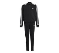 adidas Girl's Essentials 3-Stripes Track Suit, black/white, 9-10 Years