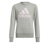 Adidas Girls Essentials Big Logo Sweatshirt - Grey - Grey - 5-6 Years