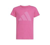adidas Girl's Essentials Big Logo T-Shirt, Pink Fusion/White, 7-8 Years