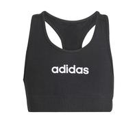 adidas Girl's Essentials Bra TOP, Black/White, 13-14 Years