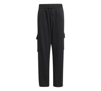 adidas Girl's Essentials Cargo Pants, Black/White, 11-12 Years