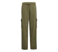 adidas Girl's Essentials Cargo Pants, Olive Strata/Black, 13-14 Years