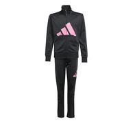 adidas Girl's ESSENTIALS CLIMACOOL TRACKSUIT, black/pink fusion, 7-8 Years