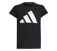 adidas Girl's Essentials Cotton Shirt, Black/White, 11-12 Years