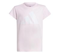 adidas Girl's Essentials Cotton Shirt, Clear Pink/White, 9-10 Years