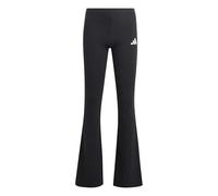 adidas Girl's Essentials Flared Leggings Tights, black/white, 11-12 Years
