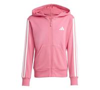 adidas Girl's ESSENTIALS FULL ZIP HOODIE, pink fusion/white, 14-15 Years