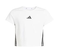 adidas Girl's Essentials Logo Shirt, White/Black, 13-14 Years