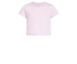 adidas Girl's Essentials Logo T-Shirt, ice Lavender/White, 5-6 Years