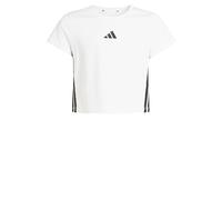 adidas Girl's Essentials Logo T-Shirt, White/Black, 11-12 Years