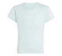 adidas Girl's Essentials Shirt, Halo Mint/White, 7-8 Years