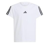adidas Girl's Essentials T-Shirt, White/Black, 7-8 Years