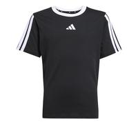 adidas Girl's Essentials Shirt, Black/White/White, 9-10 Years