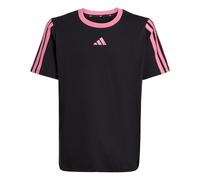 adidas Girl's Essentials Shirt, Black/Pink Fusion, 7-8 Years