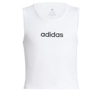 adidas Girl's Essentials Tank TOP, White/Black, 11-12 Years