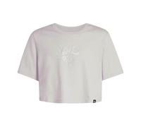 adidas Girl's Everyday Glam Cropped Graphic T-Shirt Junior, ice Lavender, 7-8 Years