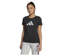 adidas Girl's Everyday Glam Graphic Junior Shirt, Black, 14-15 Years