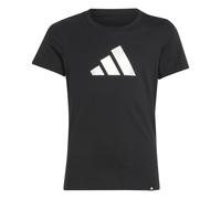 Adidas Girls Everyday Glam Graphic T-Shirt Colour: Black, Size: 9-10 years