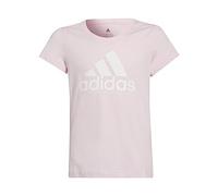 adidas Girl's G Bl T Shirt, Clear Pink/White, 9-10 Years UK