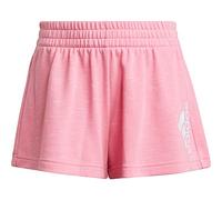adidas Girl's G Bos Shorts (1/4), Bliss Pink Melange/White, 152 (EU)