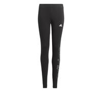adidas Girls' G LIN Leg Tights (1/1), Black/White, 164