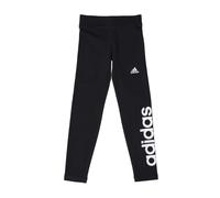 adidas Girls Girl's Juniors Linear Logo Tights in Black Cotton - Size 7-8Y
